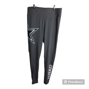 Women's NFL Team Apparel, Dallas Cowboys Leggings Active Wear Size XL, Gray
